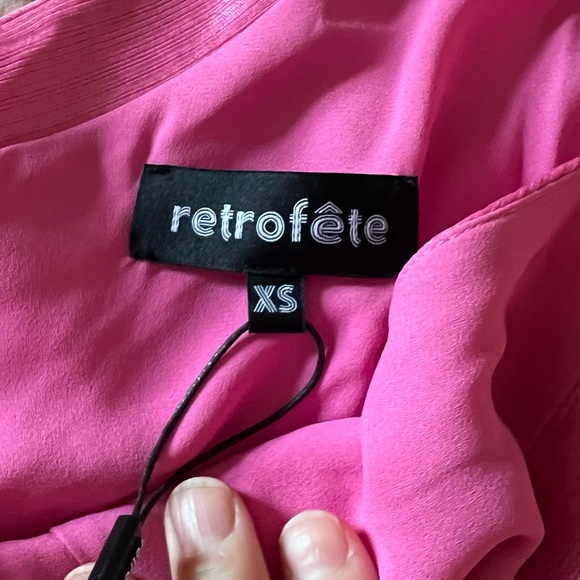 NWT Retrofete Andrea dress pink size XS - Picture 7 of 9